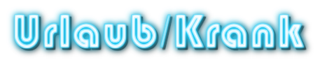 Urlaub-Krank